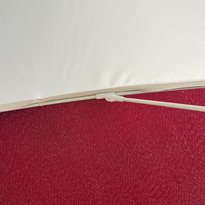 โครงไฟเบอร์ 2M ก้านอะลูมิเนียมน้ำหนักเบา ร่มกันแดดแบบธรรมดา