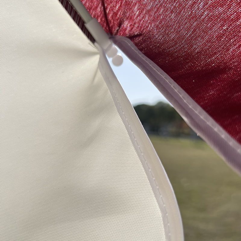 โครงไฟเบอร์ 2M ก้านอะลูมิเนียมน้ำหนักเบา ร่มกันแดดแบบธรรมดา