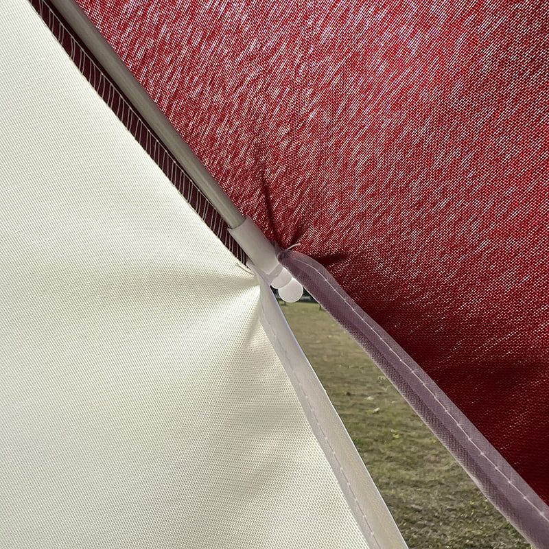 โครงไฟเบอร์ 2M ก้านอะลูมิเนียมน้ำหนักเบา ร่มกันแดดแบบธรรมดา