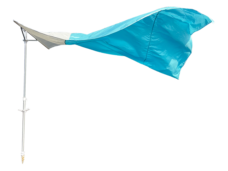 ร่มชายหาดตกแต่งยาง 2 เส้น 2.8*2.4 ม