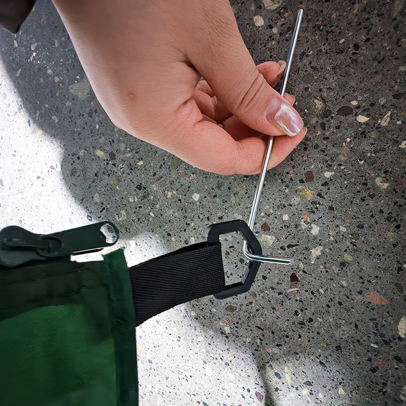 ร่มกันสาดสีเขียวทหาร 2.2 ม